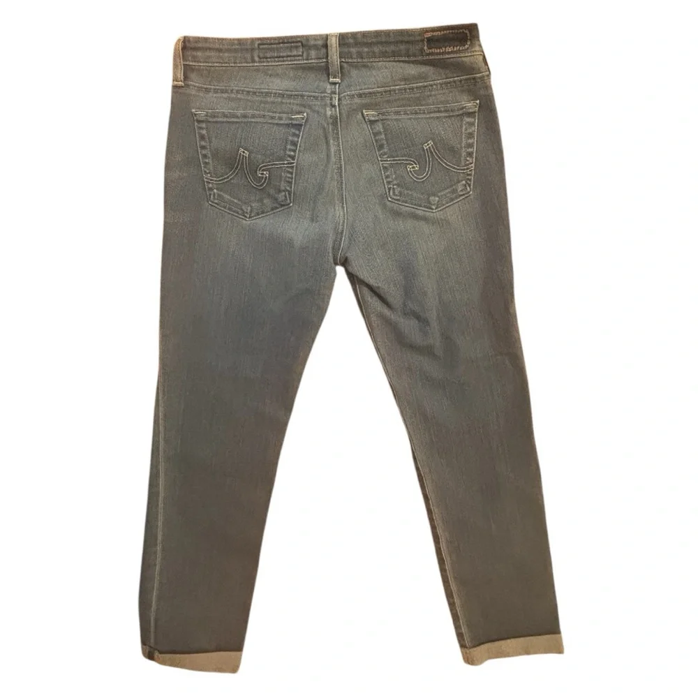 AG The Stilt Cigarette Crop Roll Up Jean - Picture 4 of 6